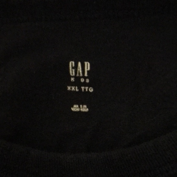 Gap kids XXL the solar system tee black with multi planet colors stained 💕 - Picture 4 of 4